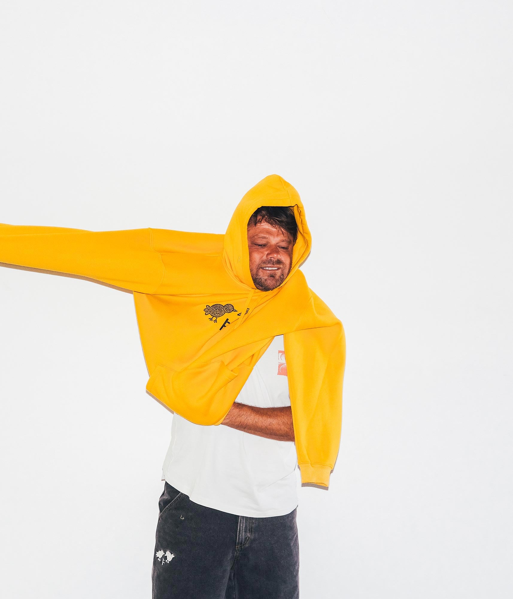 FORMER Flight Hood in GOLD - Destroyed By Dane Collection