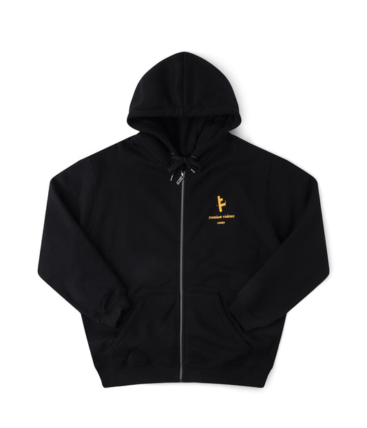 FORMER Slant F ZT Hood in BLACK - Destroyed By Dane Collection