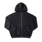 FORMER Alleviate Boxy Zip Hood in WASHED BLACK - Pending Approval Collection