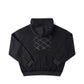 FORMER Alleviate Boxy Zip Hood in WASHED BLACK - Pending Approval Collection