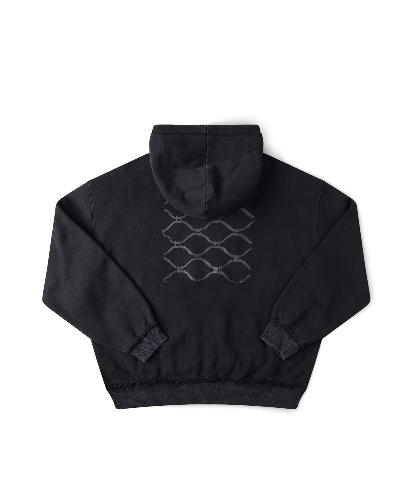 FORMER Alleviate Boxy Zip Hood in WASHED BLACK - Pending Approval Collection