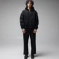 FORMER Alleviate Boxy Zip Hood in WASHED BLACK - Pending Approval Collection