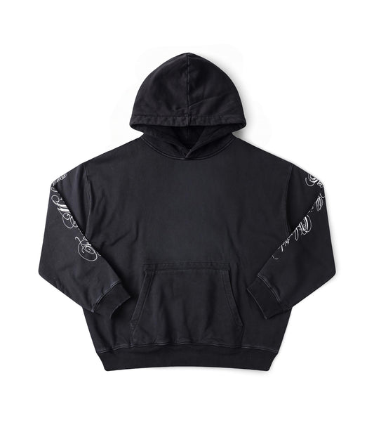 FORMER / ILLUSION BOXY HOOD // WASHED BLACK