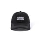 SKEWED 6-PANEL CAP // BLACK