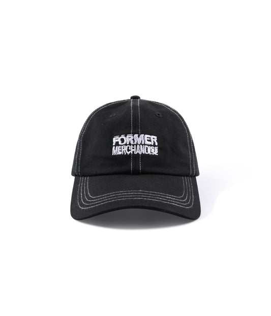SKEWED 6-PANEL CAP // BLACK