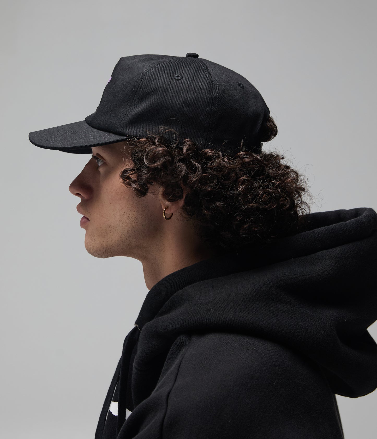 FORMER Crux Cap in Black Purple - FORMER x RAGE Collection