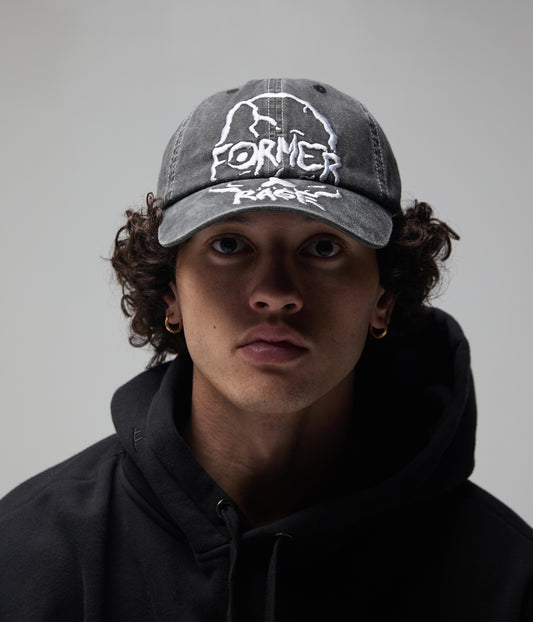 FORMER Skullz Cap in Merch Black - FORMER x RAGE Collection