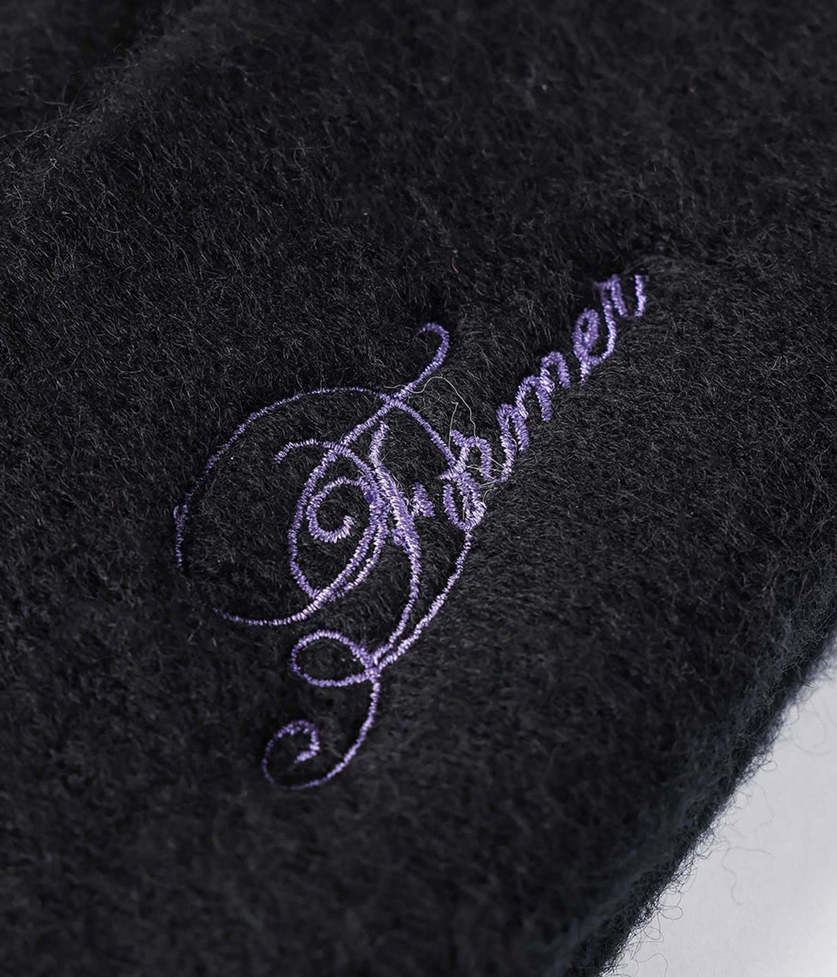 FORMER / ILLUSION MOHAIR BEANIE // BLACK