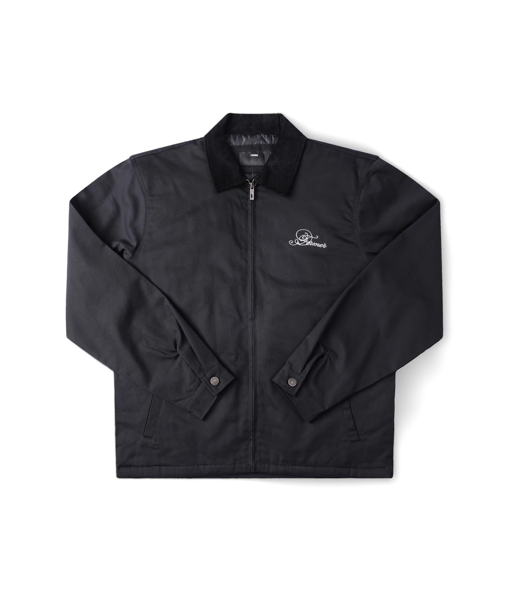 FORMER Reynolds Jacket in BLACK SCRIPT