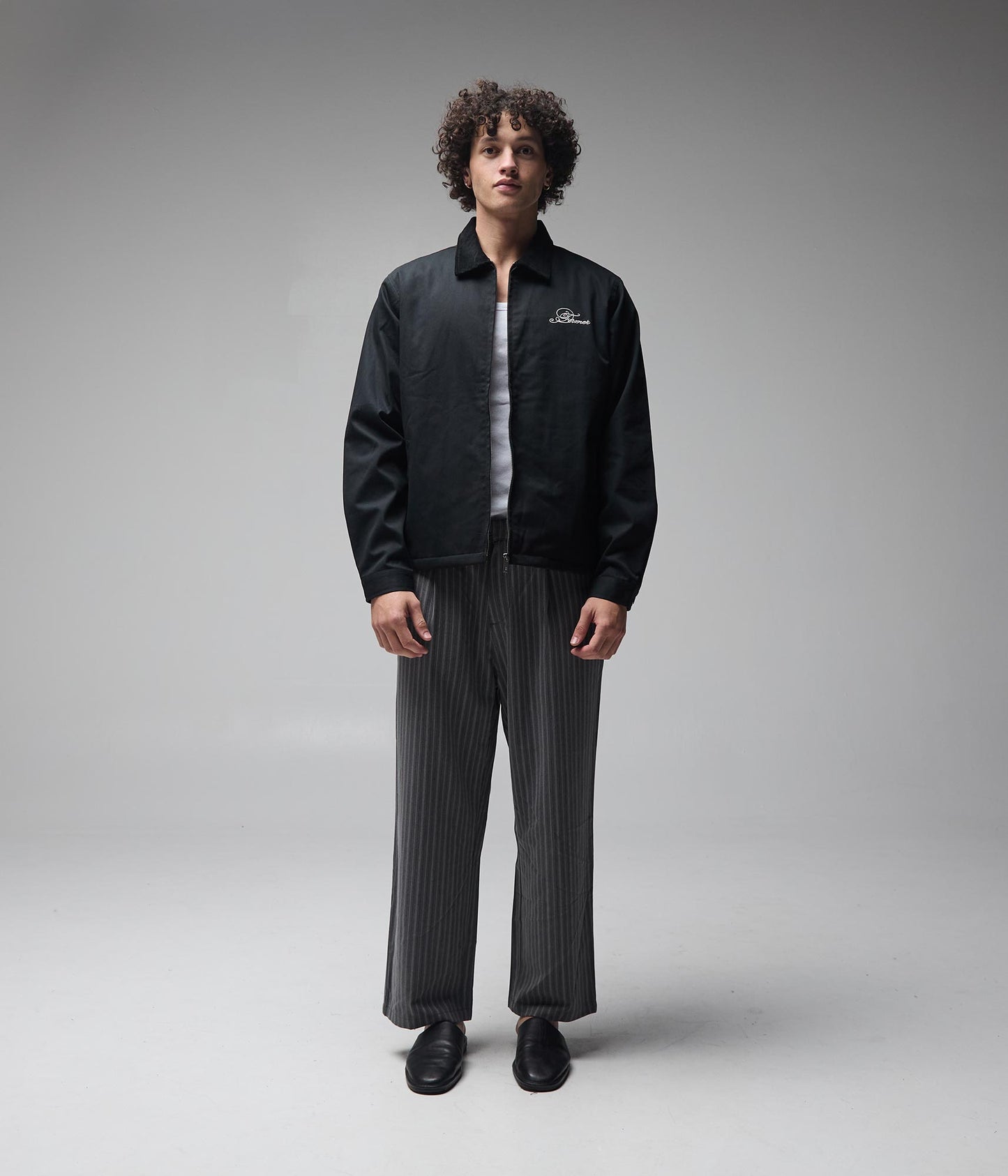 FORMER Reynolds Jacket in BLACK SCRIPT