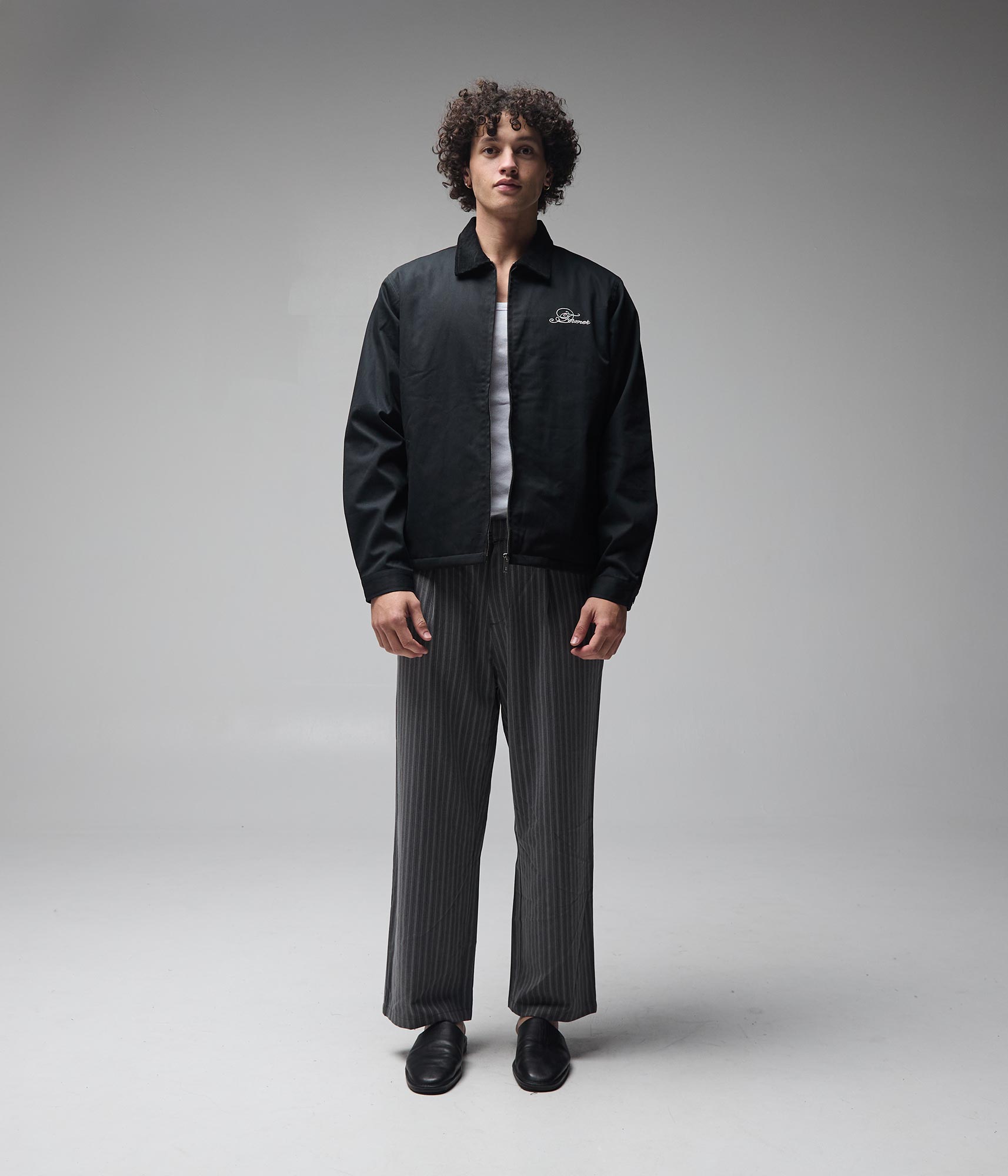 FORMER Reynolds Jacket in BLACK SCRIPT
