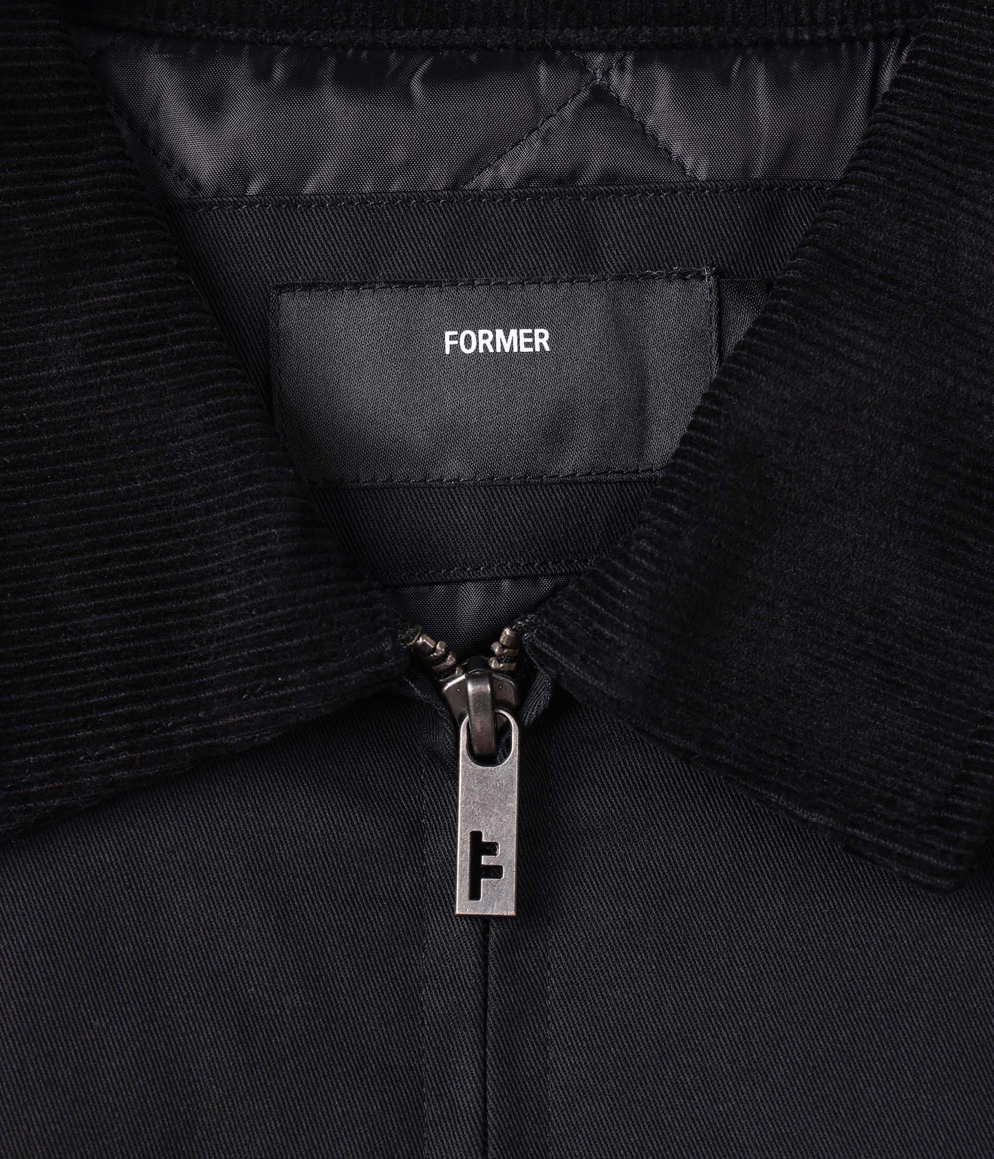 FORMER Reynolds Jacket in BLACK SCRIPT