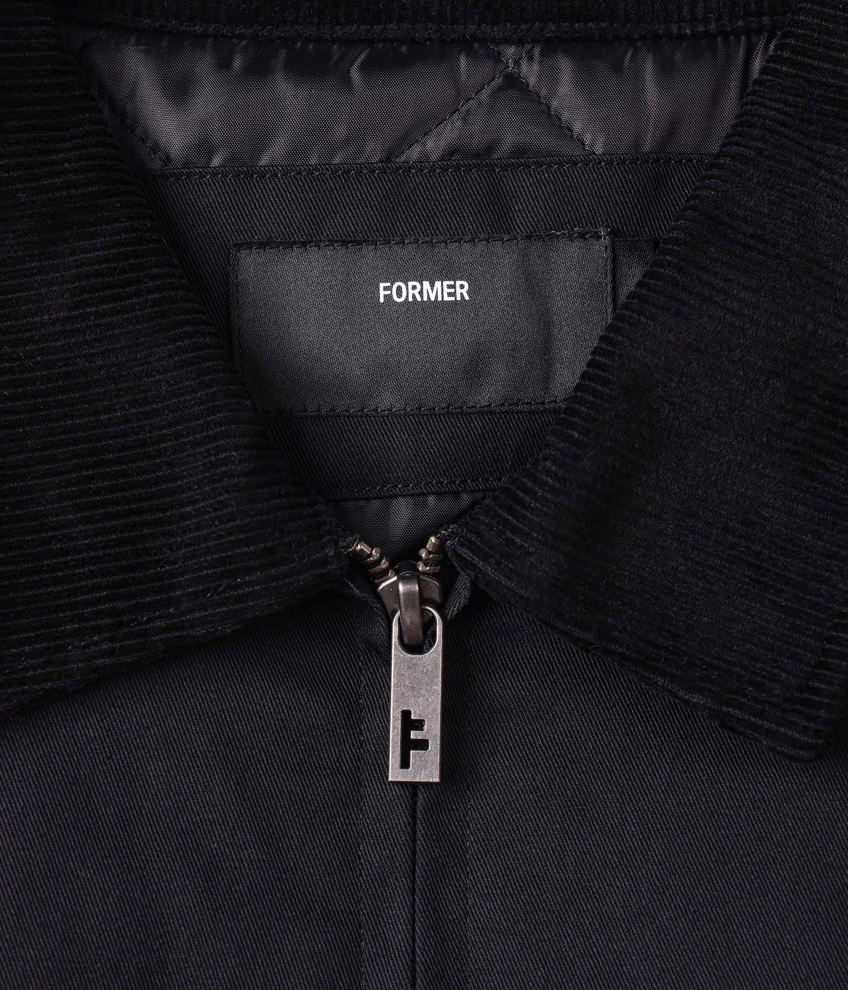 FORMER Reynolds Jacket in BLACK SCRIPT