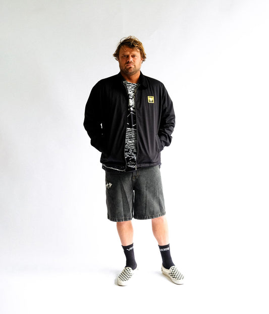 FORMER DXD Reynolds Jacket in BLACK - Destroyed By Dane Collection