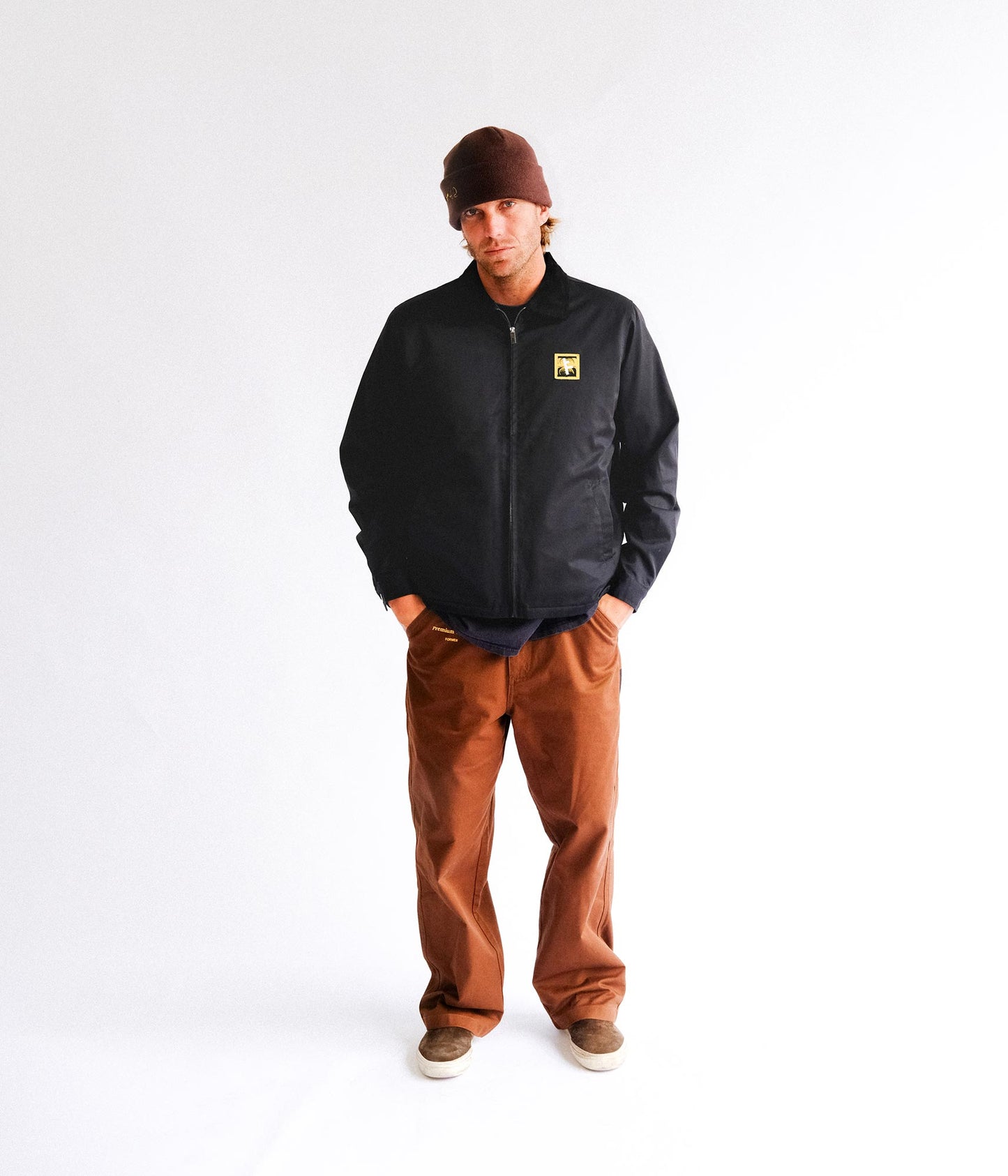FORMER DXD Reynolds Jacket in BLACK - Destroyed By Dane Collection