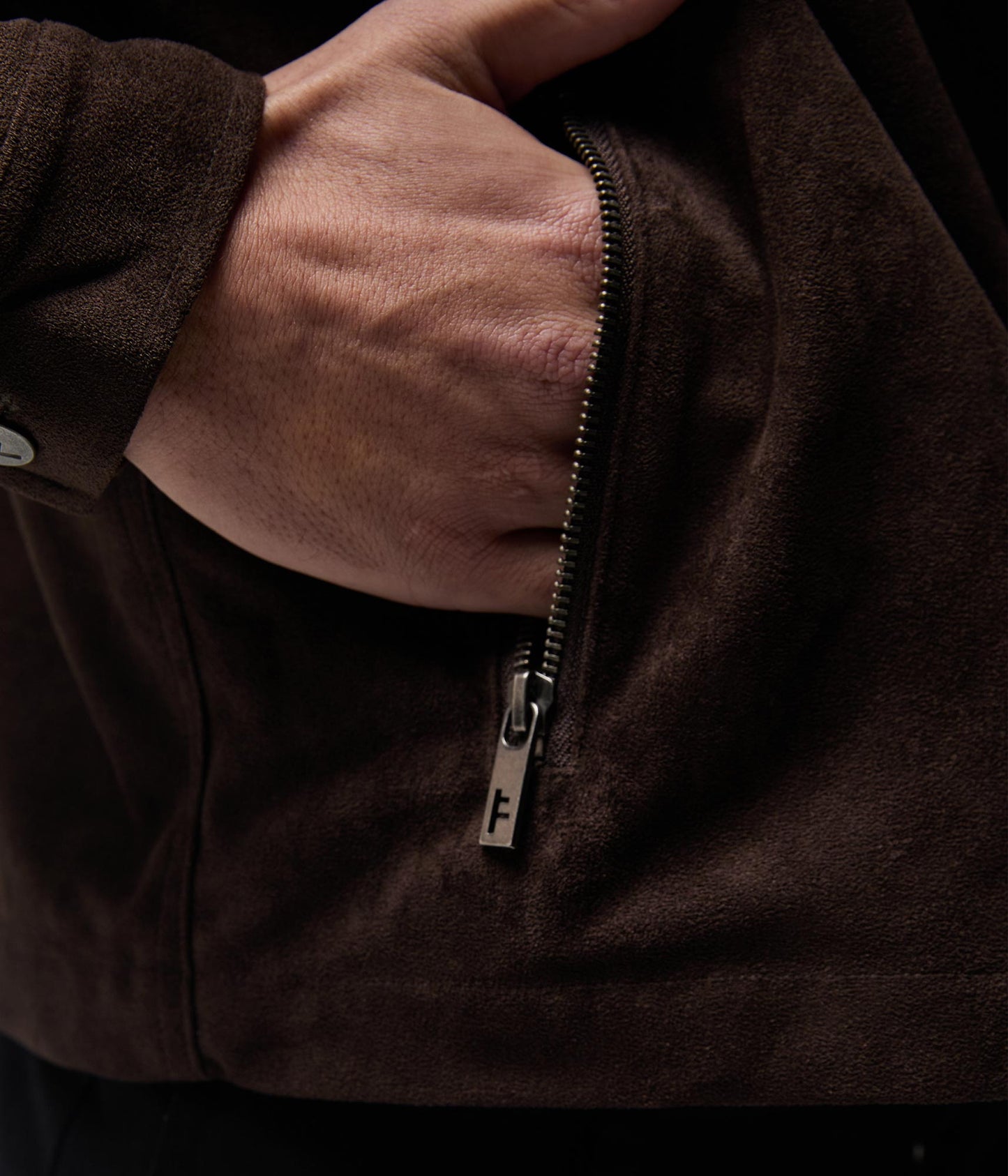 FORMER AG Cage Jacket in BARK - Pending Approval Collection