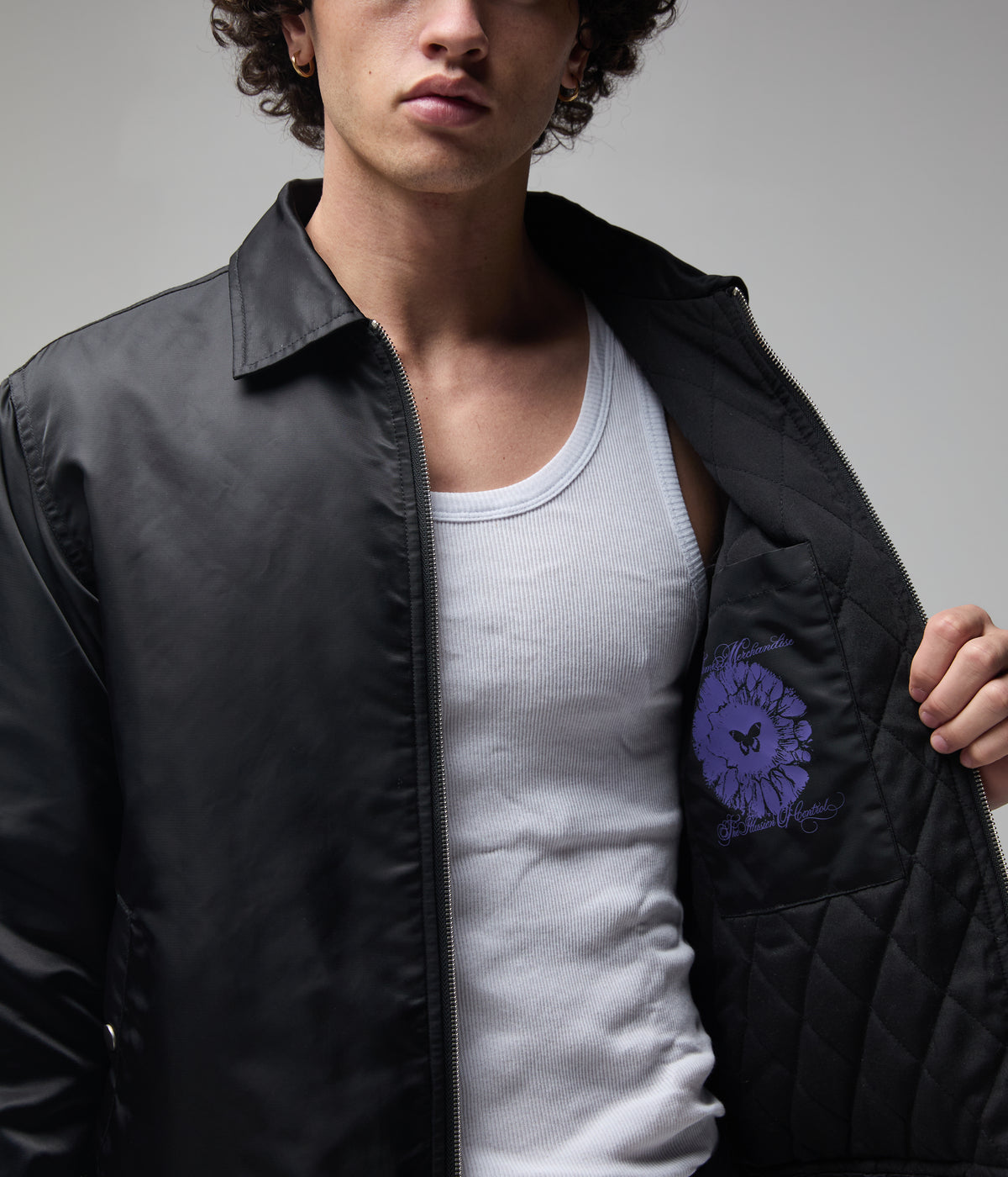 FORMER / ILLUSION NYLON JACKET // BLACK