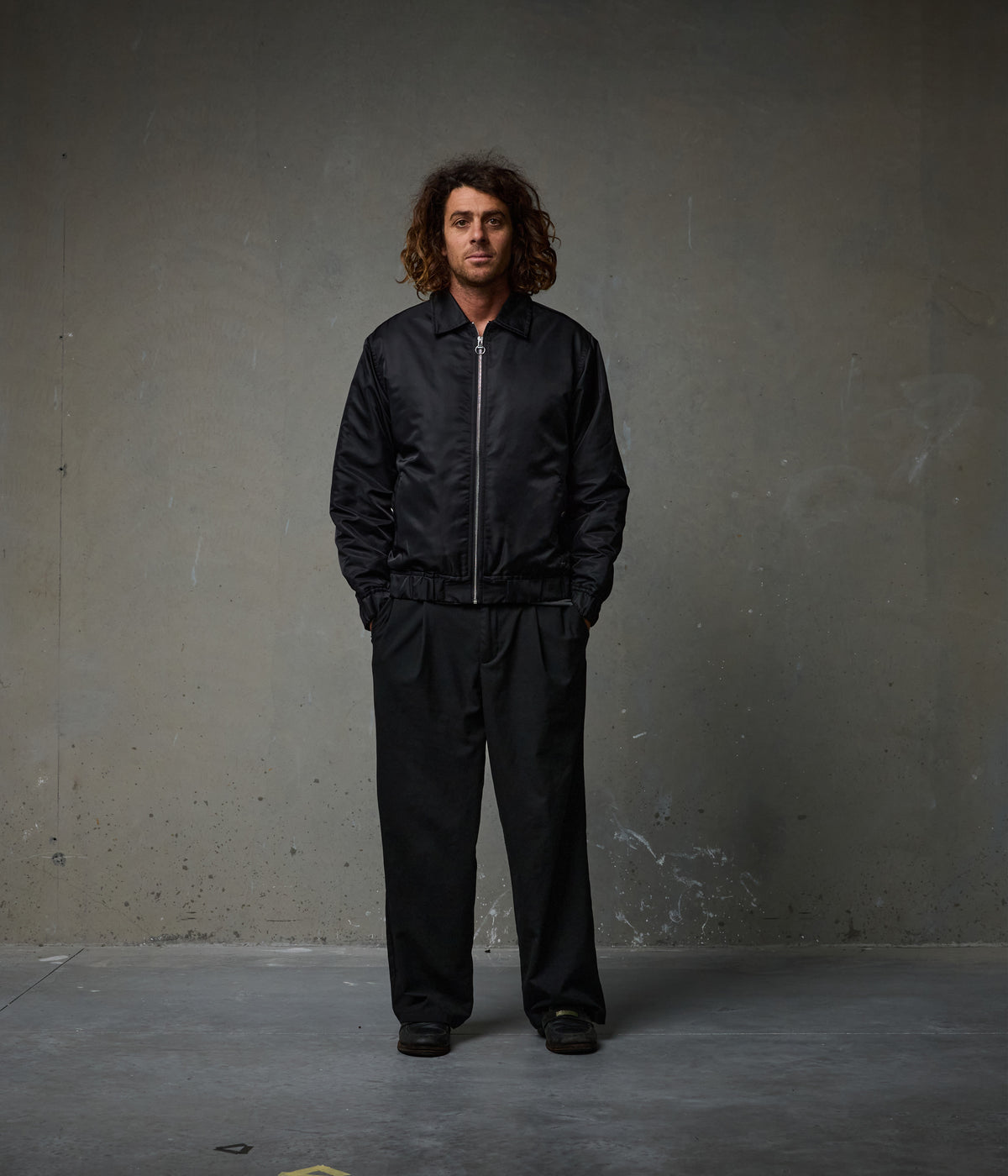 FORMER / ILLUSION NYLON JACKET // BLACK