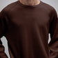 AG RAGLAN WAFFLE // BROWN