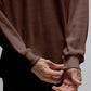 AG RAGLAN WAFFLE // BROWN