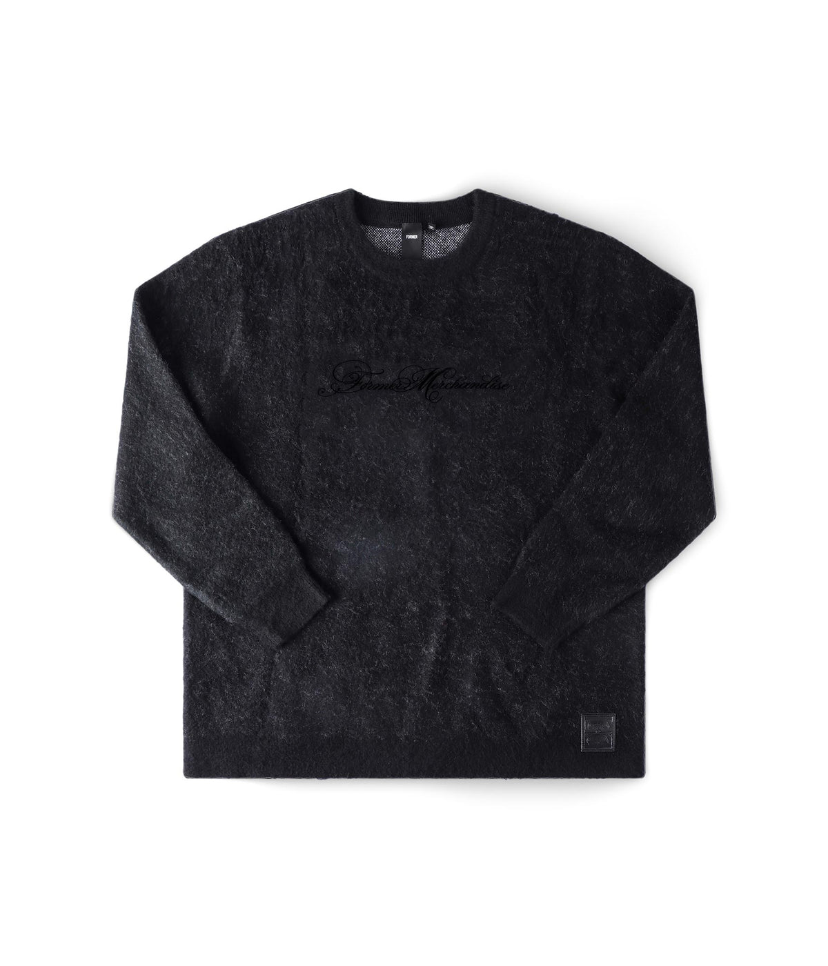 FORMER / ILLUSION MOHAIR KNIT // BLACK