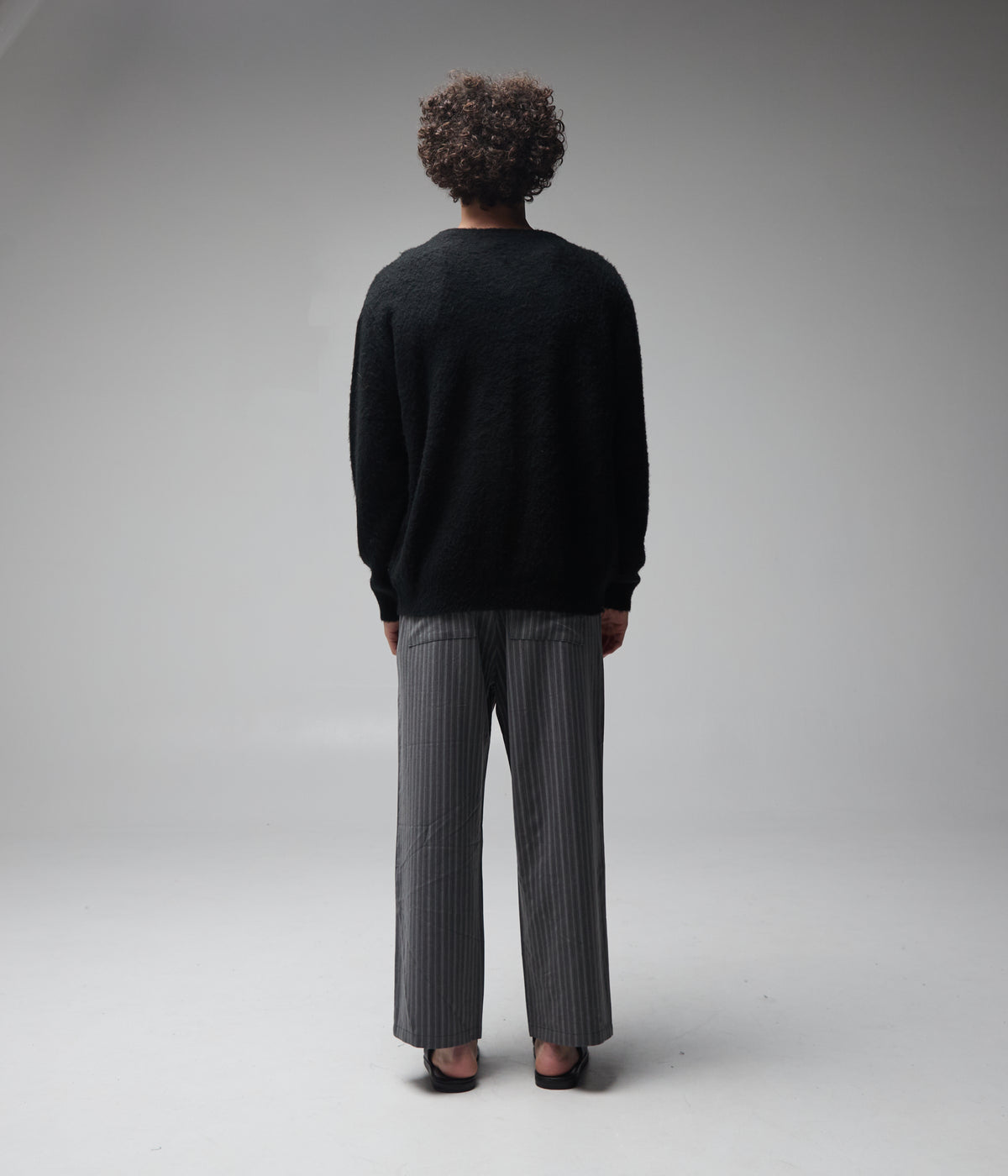 FORMER / ILLUSION MOHAIR KNIT // BLACK