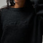 FORMER / ILLUSION MOHAIR KNIT // BLACK