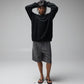 FORMER / ILLUSION MOHAIR KNIT // BLACK
