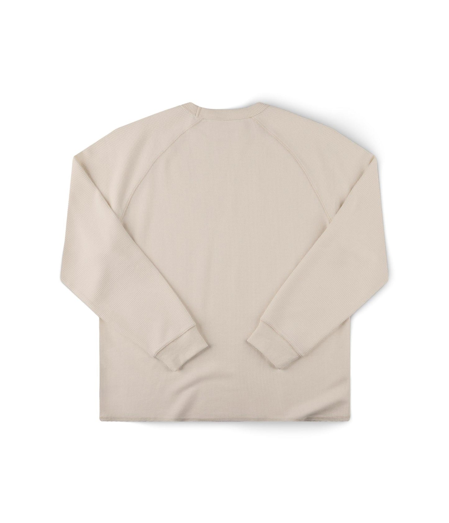 AG RAGLAN WAFFLE // BONE