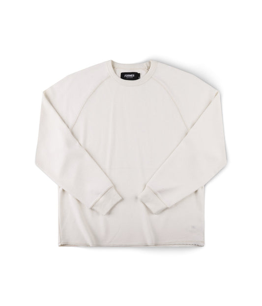 AG RAGLAN WAFFLE // BONE