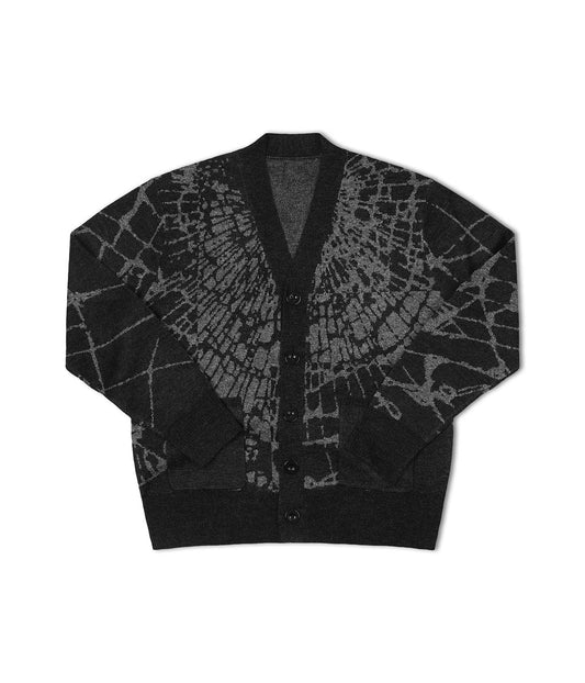 CA MIRROR CARDIGAN // BLACK/MARLE