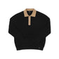 EXPANSION KNIT POLO // BLACK BRONZE