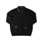 SYNOPTIC LS POLO KNIT // BLACK