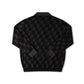 SYNOPTIC LS POLO KNIT // BLACK