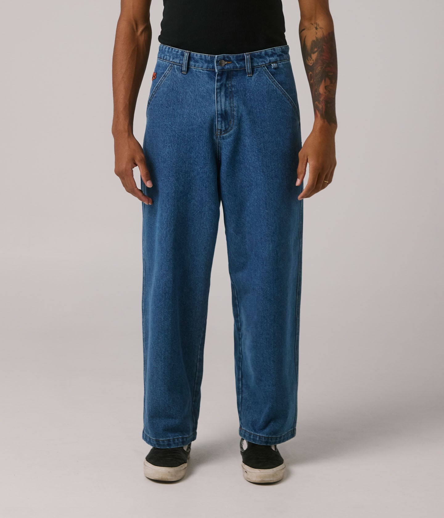 REYNOLDS DENIM PANT // WORN BLUE