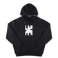 ENIGMA PATCH HOOD // BLACK