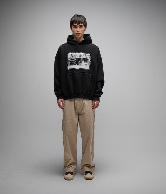 ESTABLISH BOXY HOOD // BLACK