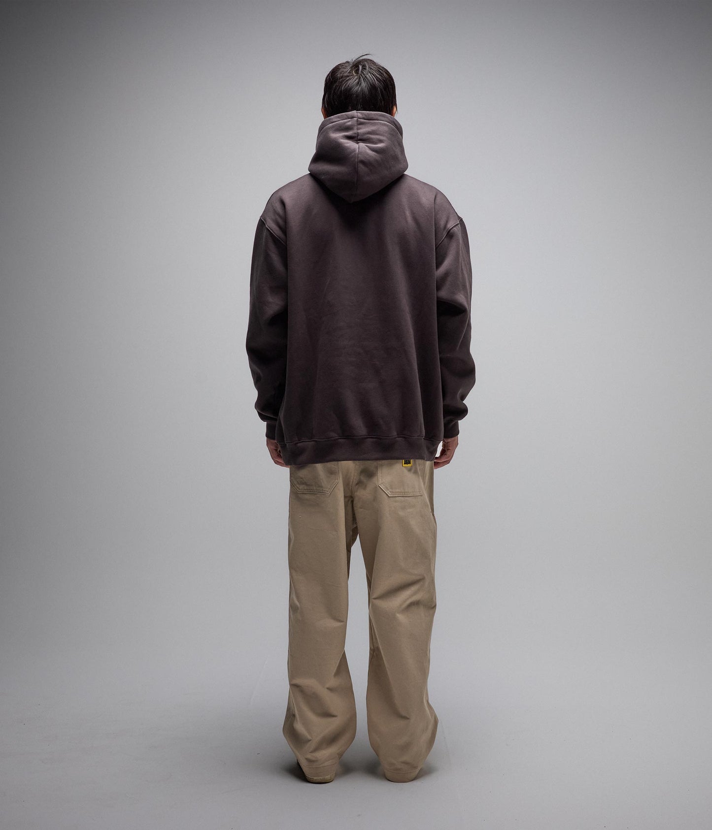 SLACK HOOD // WORN BLACK