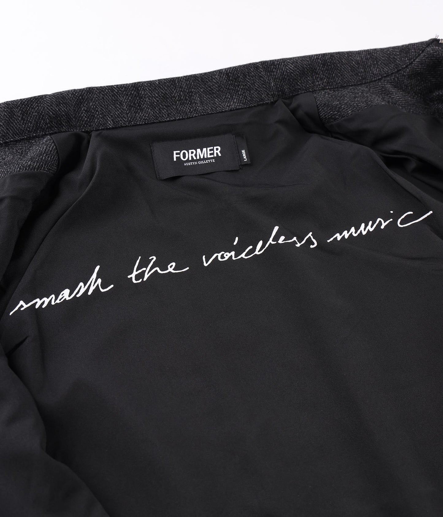 AG CAGE WOOL JACKET // GREY