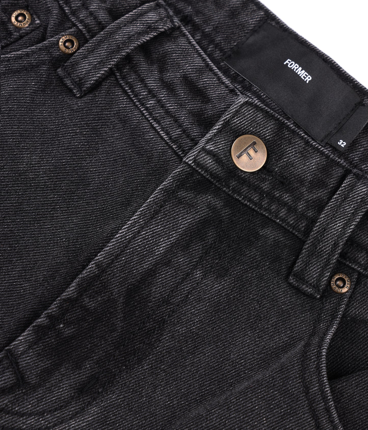 CRUX DENIM PANT // WASHED BLACK