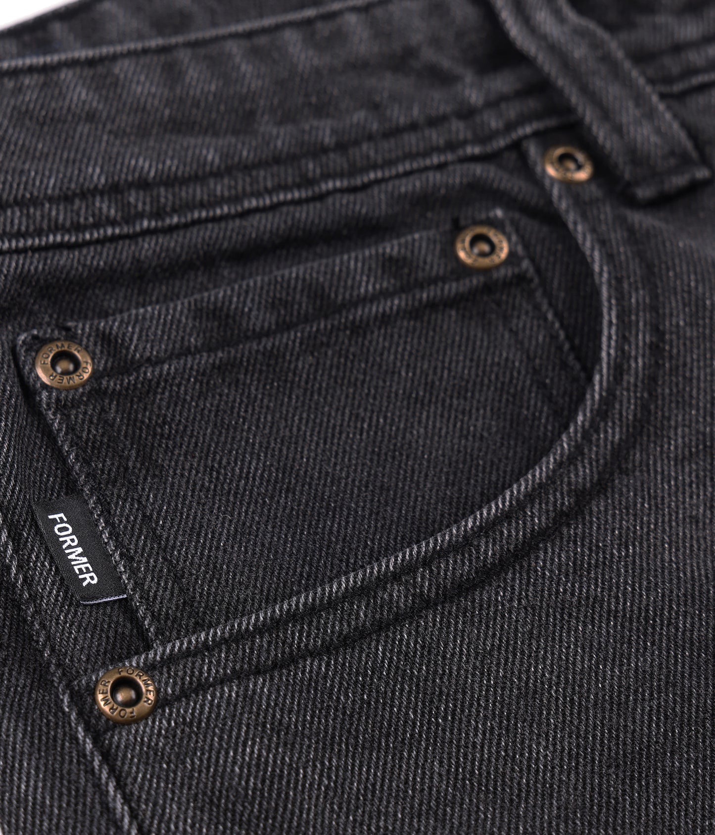 CRUX DENIM PANT // WASHED BLACK