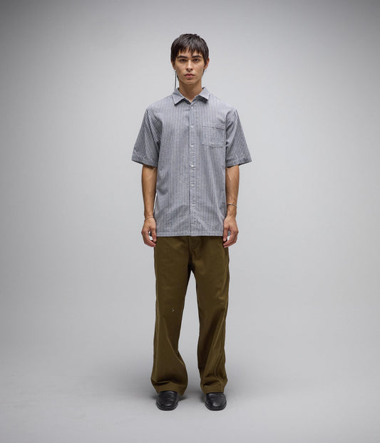 REYNOLDS STRIPE SHIRT // BONE NAVY