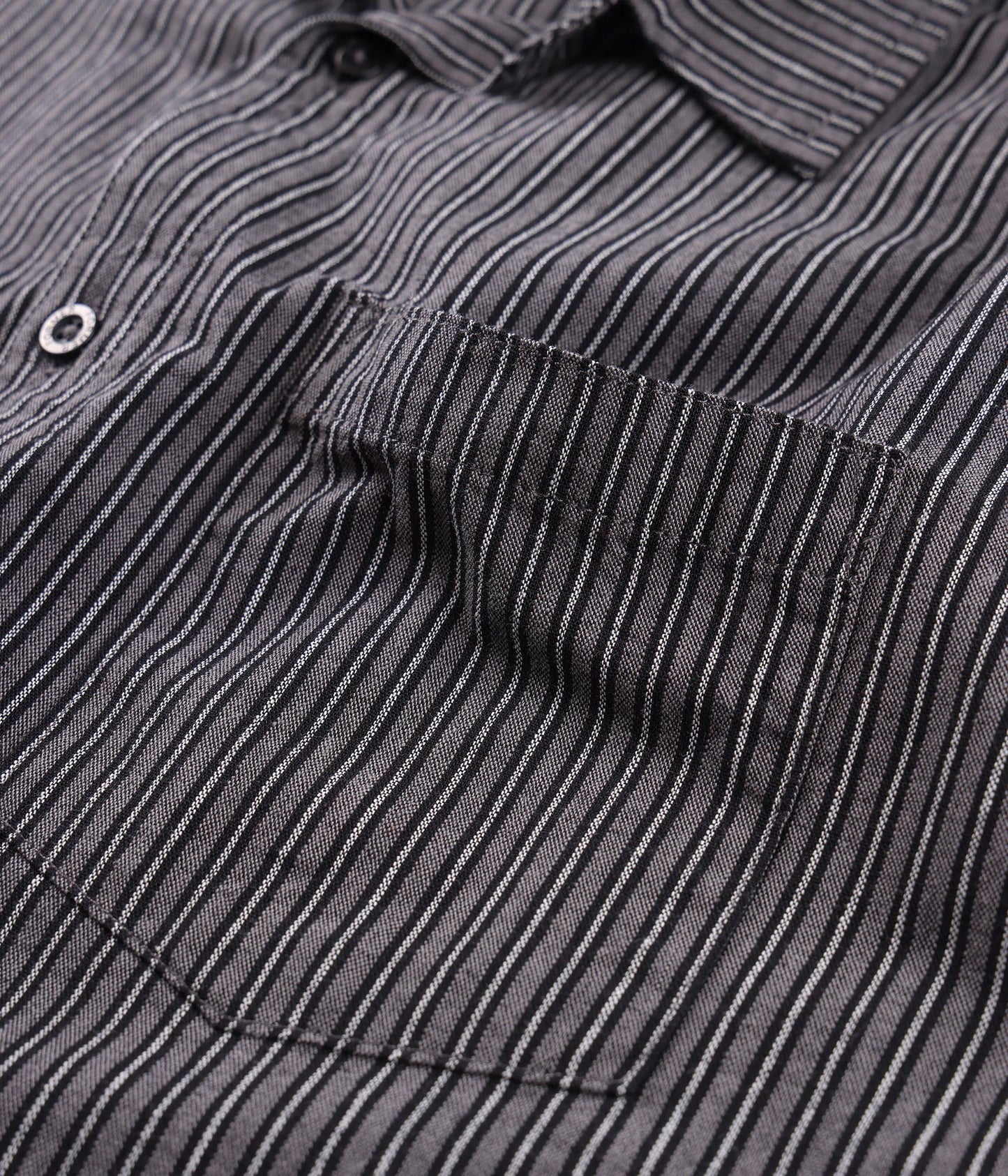 REYNOLDS STRIPE SS SHIRT // WORN BLACK