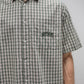 VIVIAN CHECK SS SHIRT // PINE