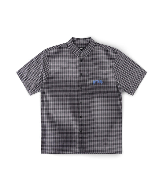 VIVIAN CHECK SHIRT // WORN BLACK