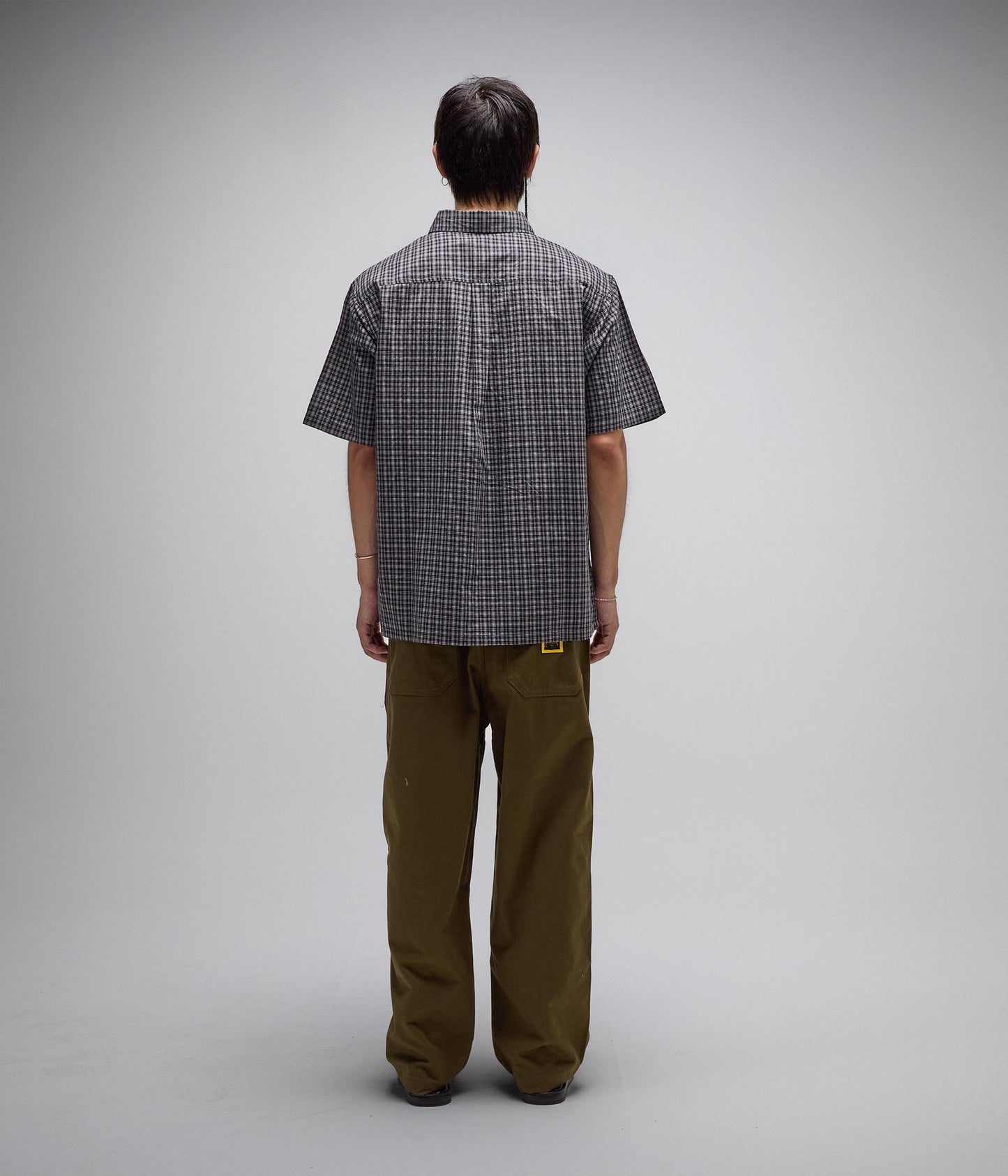 VIVIAN CHECK SHIRT // WORN BLACK