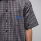 VIVIAN CHECK SHIRT // WORN BLACK