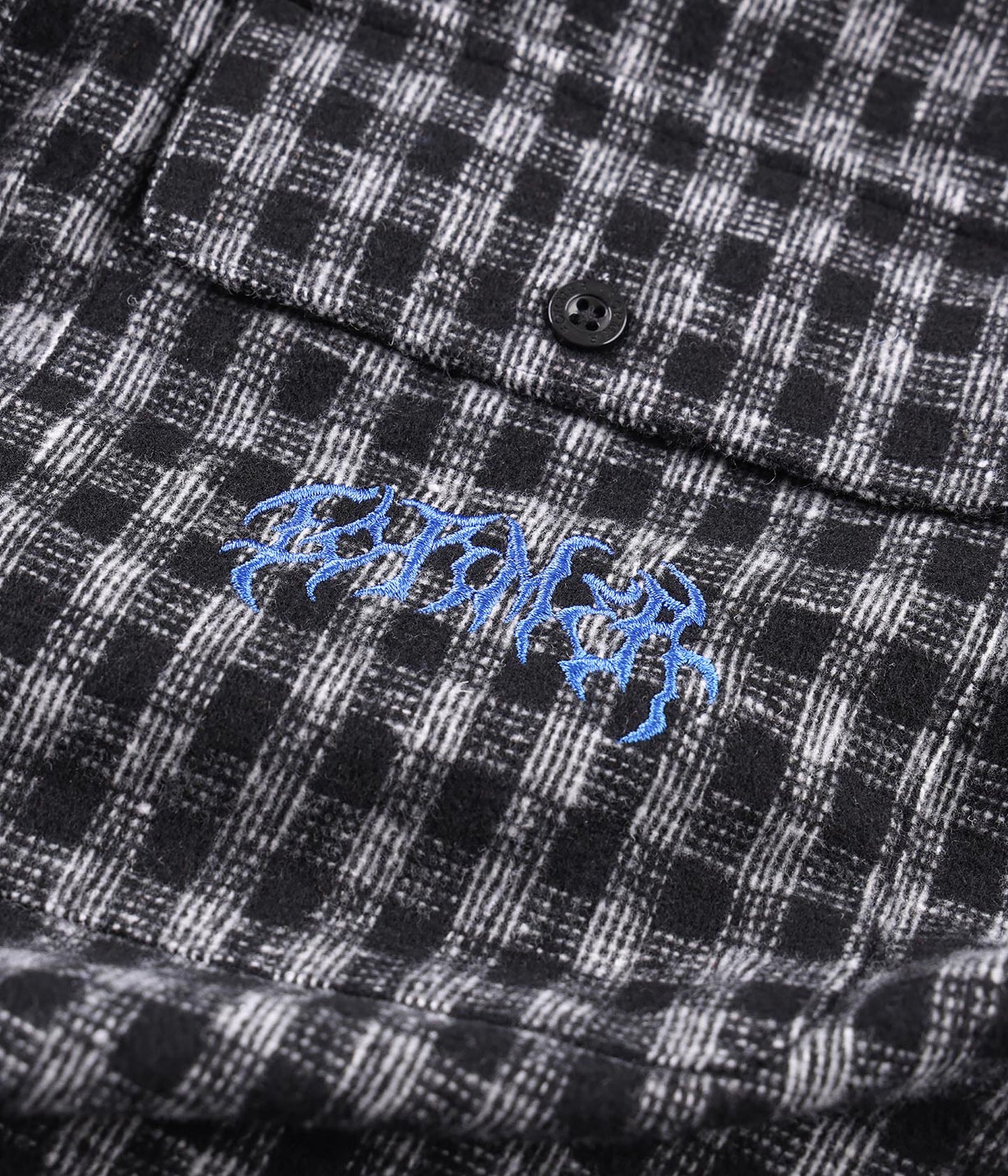 VIVIAN FLANNEL LS SHIRT // WORN BLACK