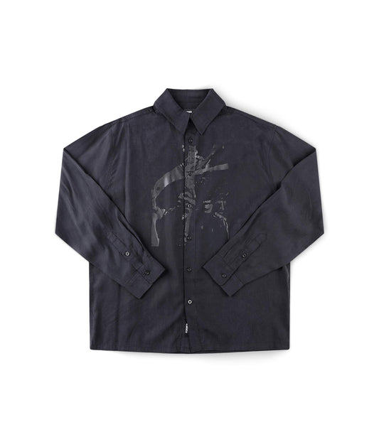 VIVIAN LS SHIRT // SACRIFICE BLACK