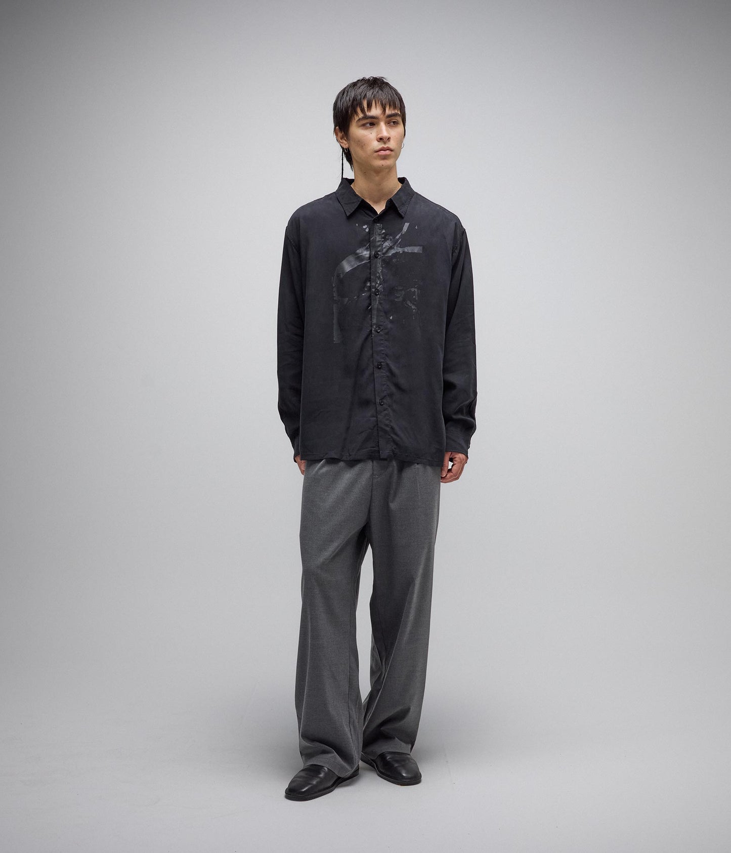 VIVIAN LS SHIRT // SACRIFICE BLACK